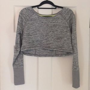 Cropped workout top